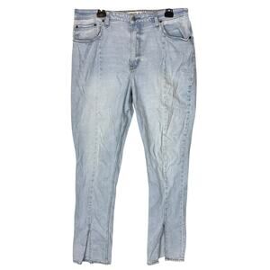 Abercrombie‎ & Fitch Curve Love Jeans Womens 33/16L Blue High-Rise The Skinny